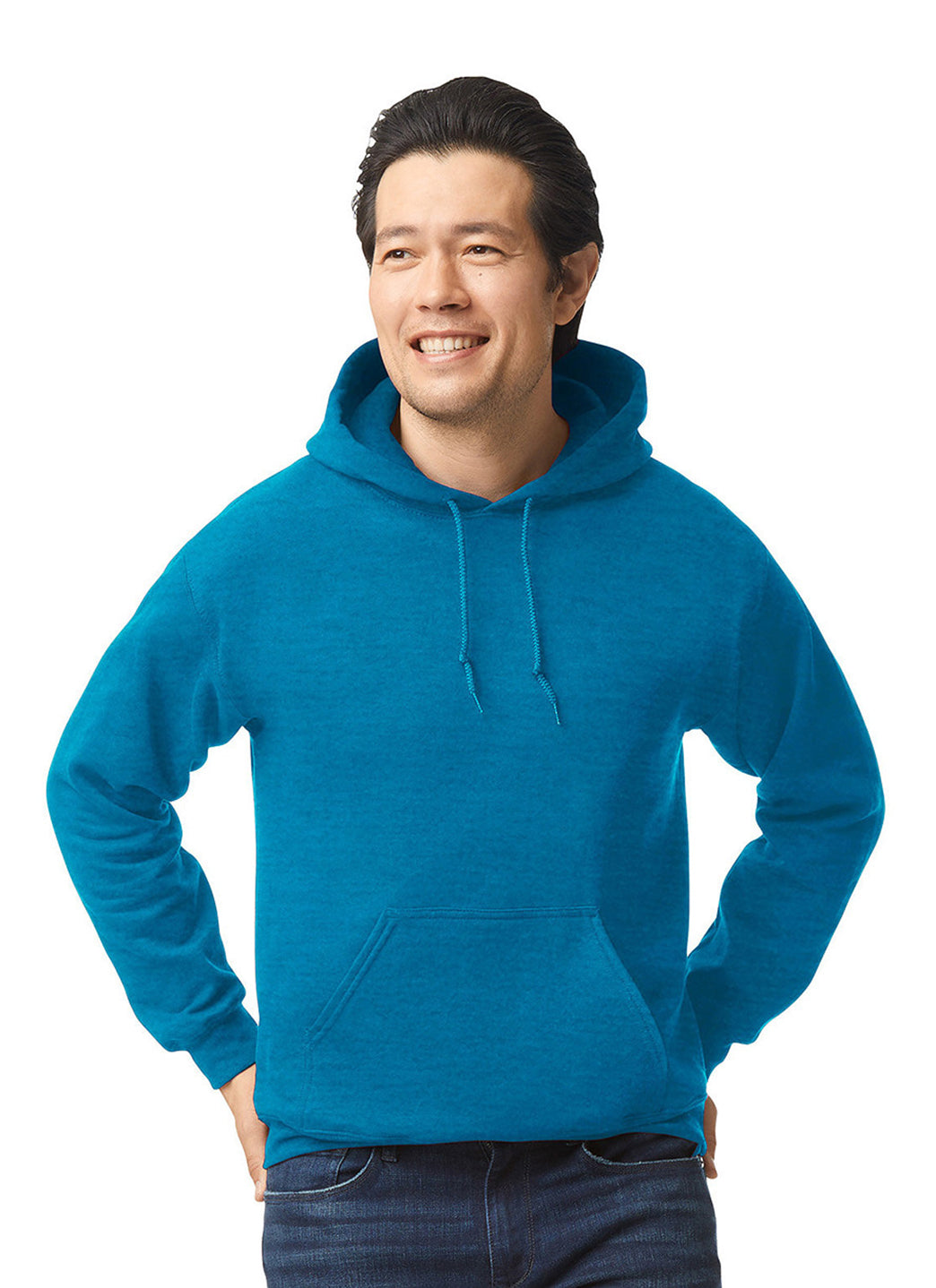 SwimOutlet Unisex Heavy Blend Hooded Sweatshirt Antique Sapphire