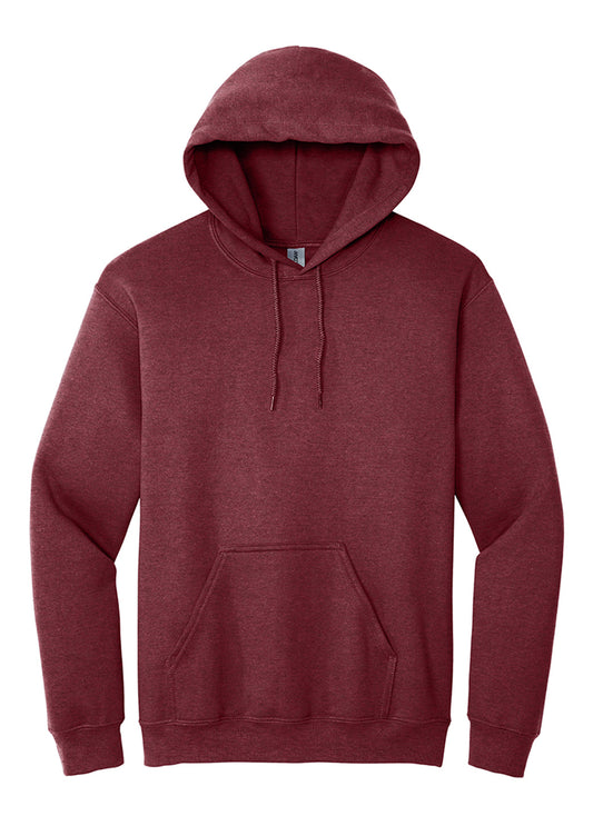 SwimOutlet Unisex Heavy Blend Hooded Sweatshirt Heather Sport Dark Maroon