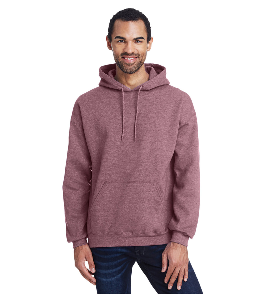 SwimOutlet Unisex Heavy Blend Hooded Sweatshirt Heather Sport Dark Maroon