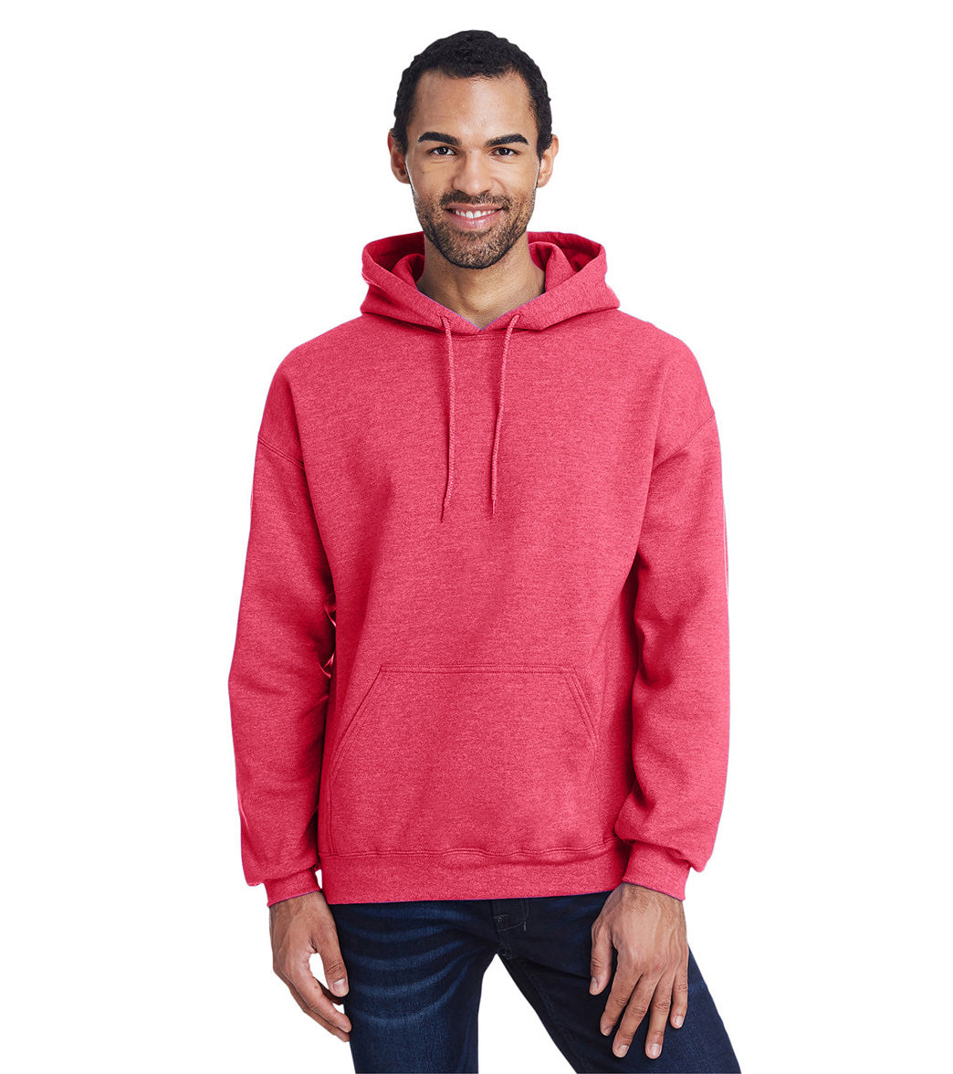 SwimOutlet Unisex Heavy Blend Hooded Sweatshirt Heather Sport Scarlet Red