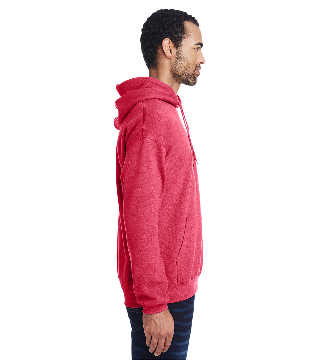 SwimOutlet Unisex Heavy Blend Hooded Sweatshirt Heather Sport Scarlet Red