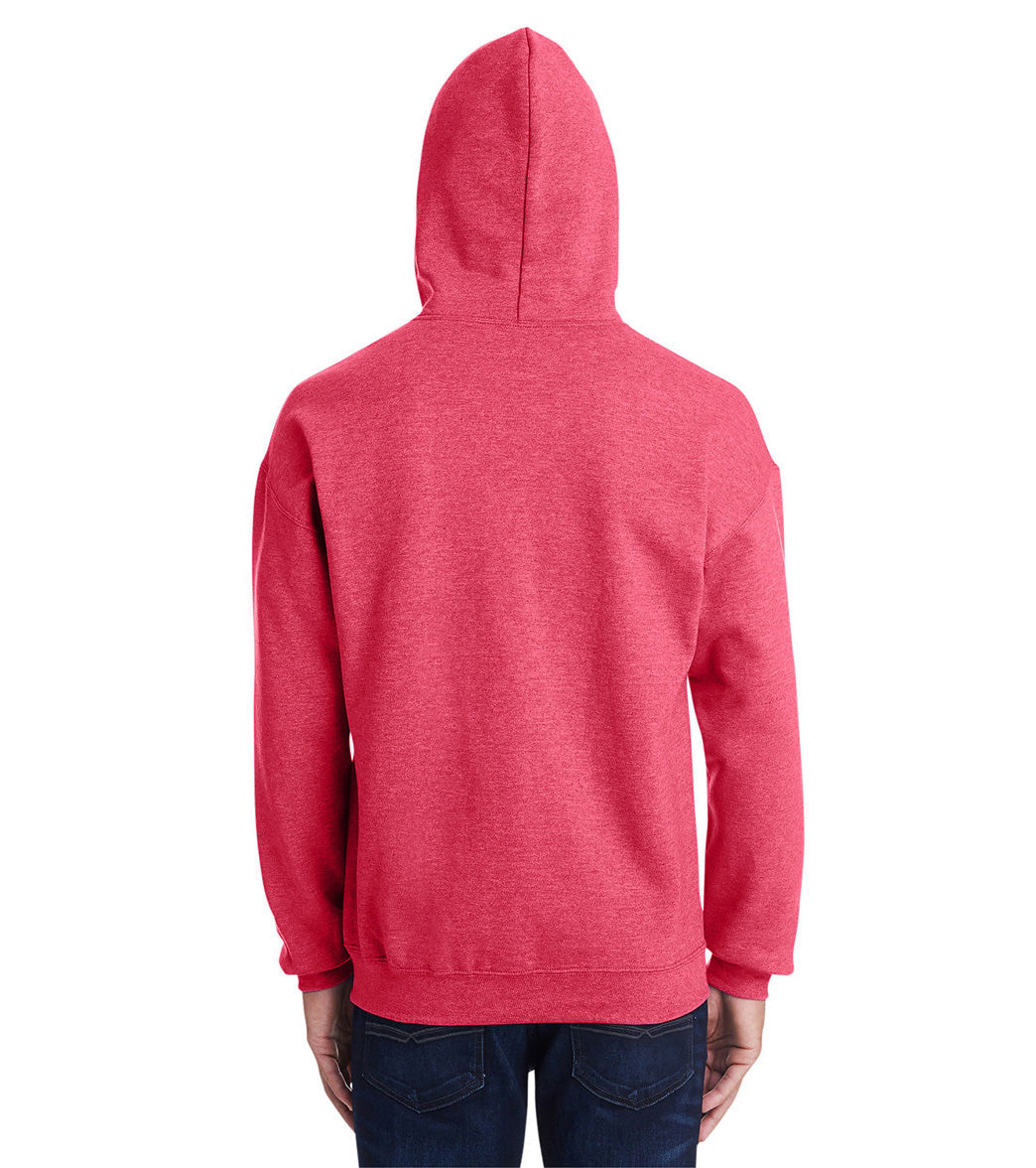 SwimOutlet Unisex Heavy Blend Hooded Sweatshirt Heather Sport Scarlet Red