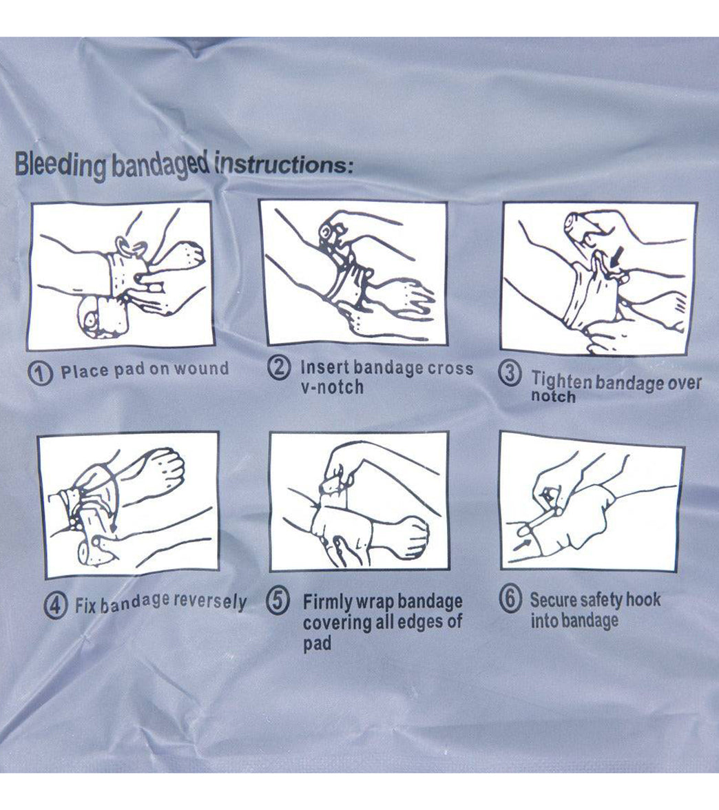 LINE2Design Israeli 4â€?Compression Bandage, Battle Dressing for First Aid