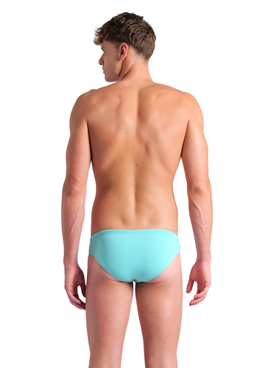 Arena Men's Solid Brief Swimsuit Water/Navy