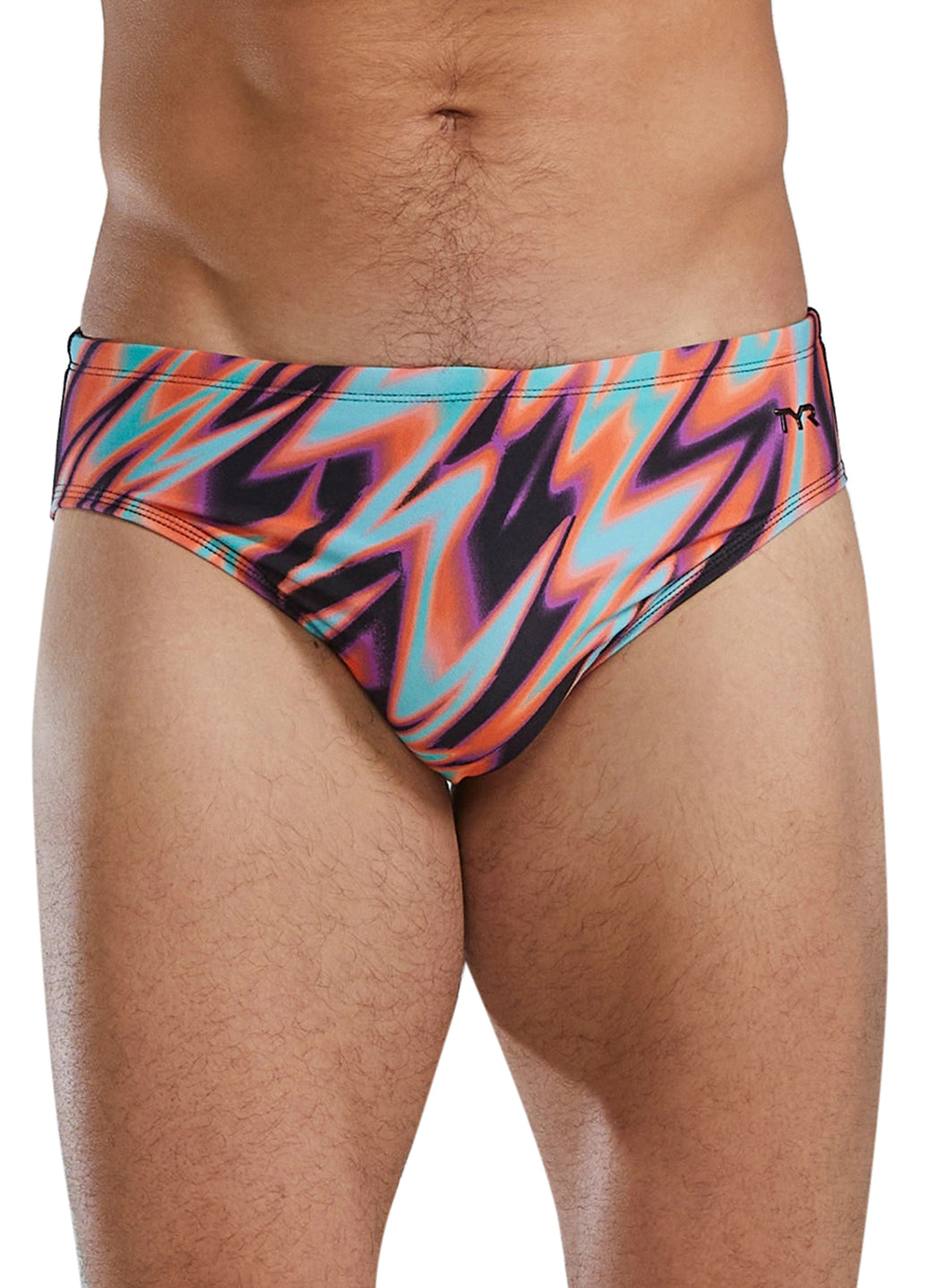 TYR Men's Disarray Durafast Elite Brief Swimsuit