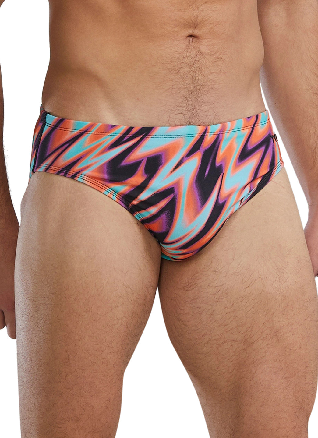 TYR Men's Disarray Durafast Elite Brief Swimsuit