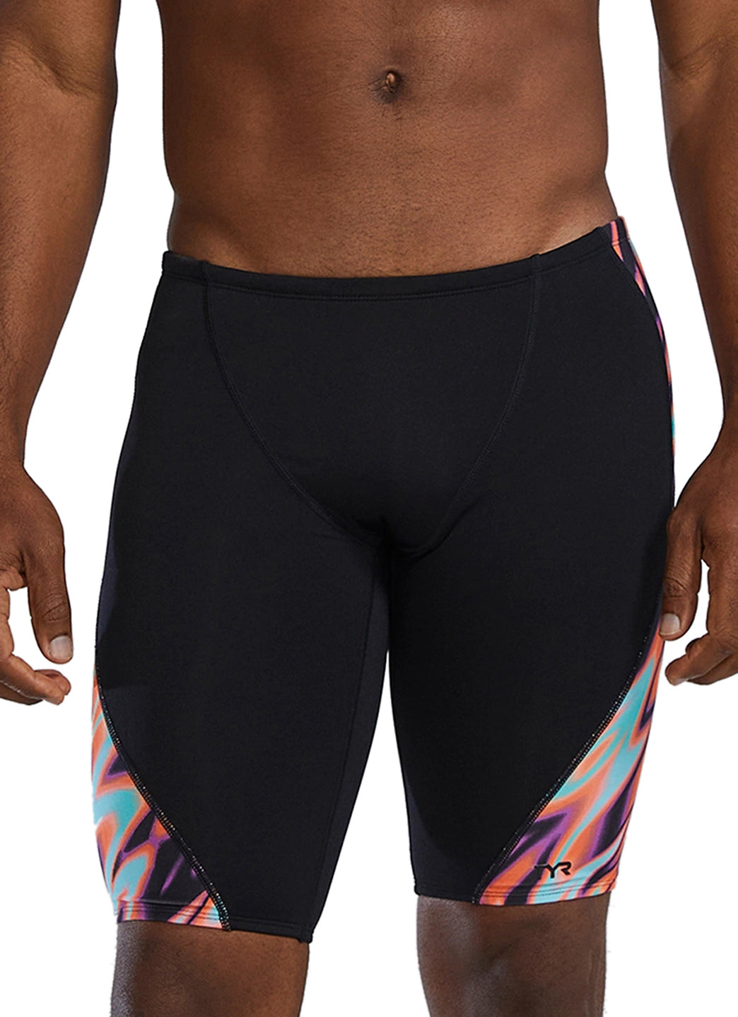 TYR Men's Disarray Durafast Elite Jammer Swimsuit