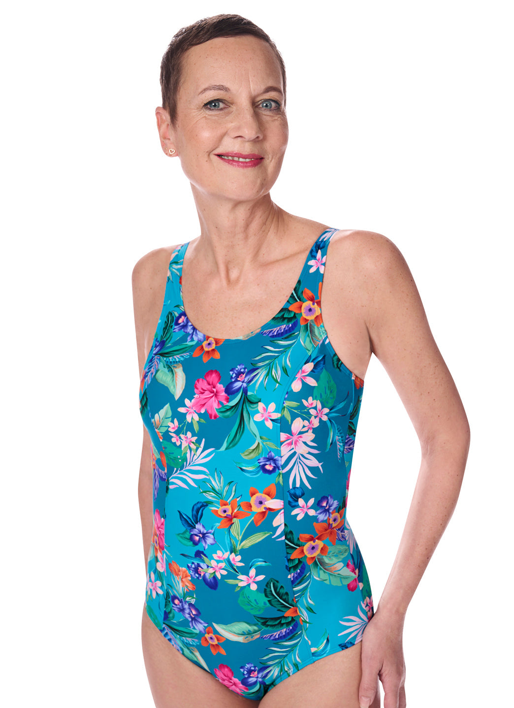 Amoena Women's Alvor Mastectomy One Piece Swimsuit (B/C/D Cup)