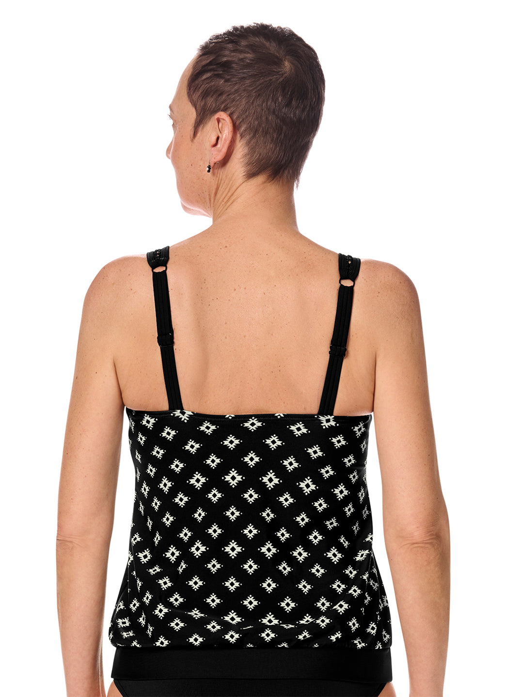 Amoena Women's Palermo Blouson Mastectomy Tankini Top (B/C/D Cup)