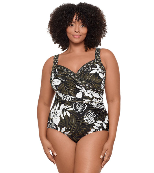 Miraclesuit Plus Women's Plus Size Elle Dorado Sanibel Plus One Piece Swimsuit
