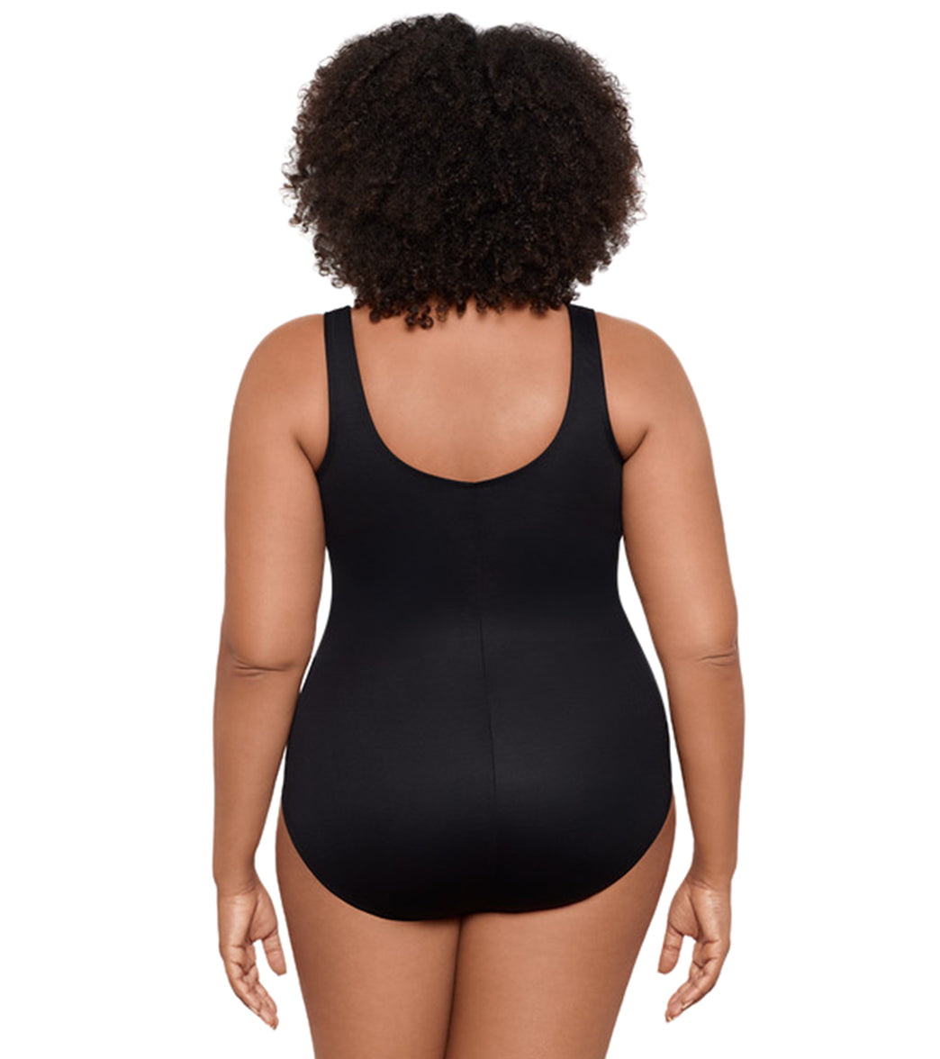 Miraclesuit Plus Women's Plus Size Flor De Mare Oceanus One Piece Swimsuit