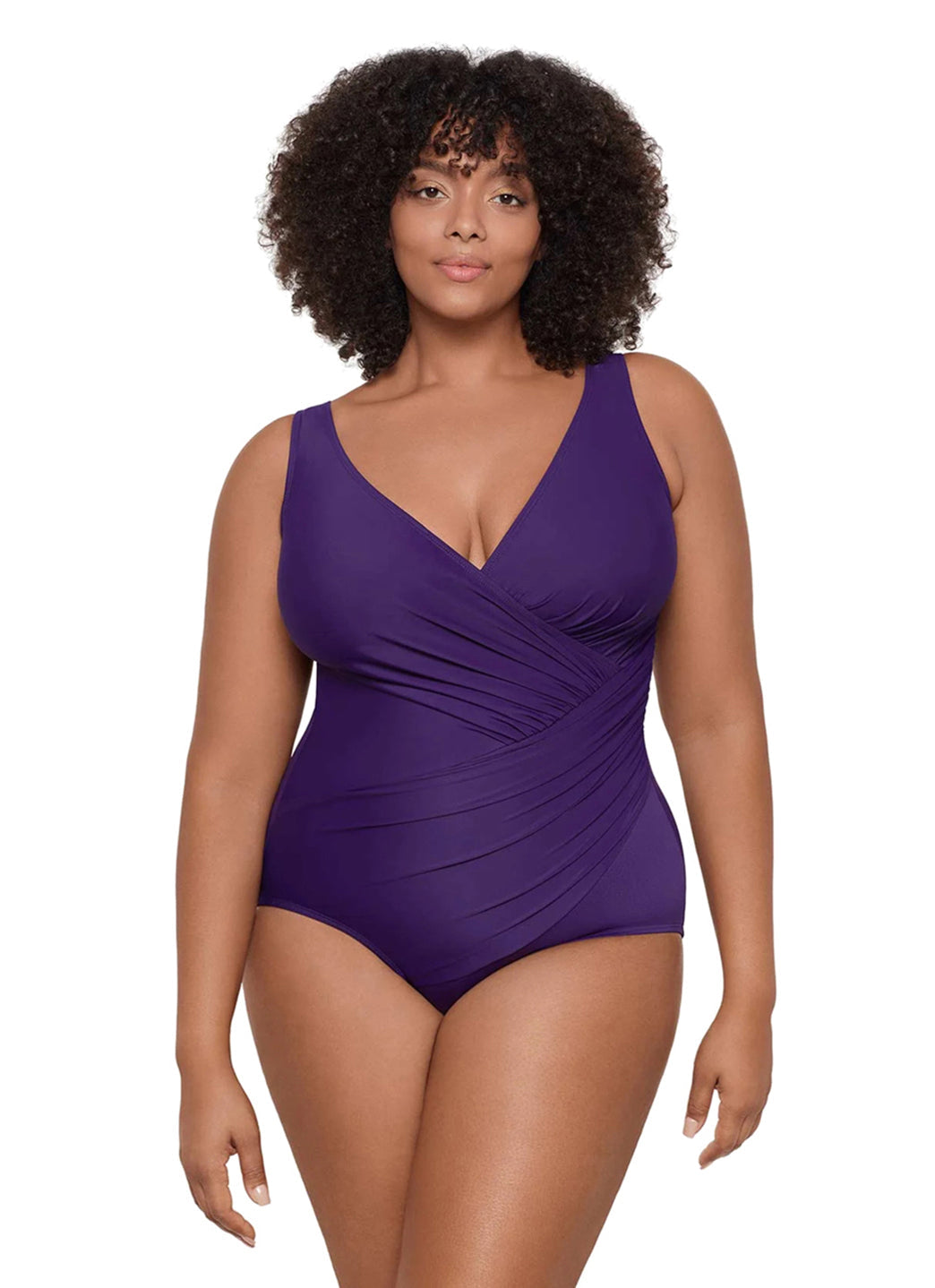 Miraclesuit Plus Women's Plus Size Solid Oceanus One Piece Swimsuit