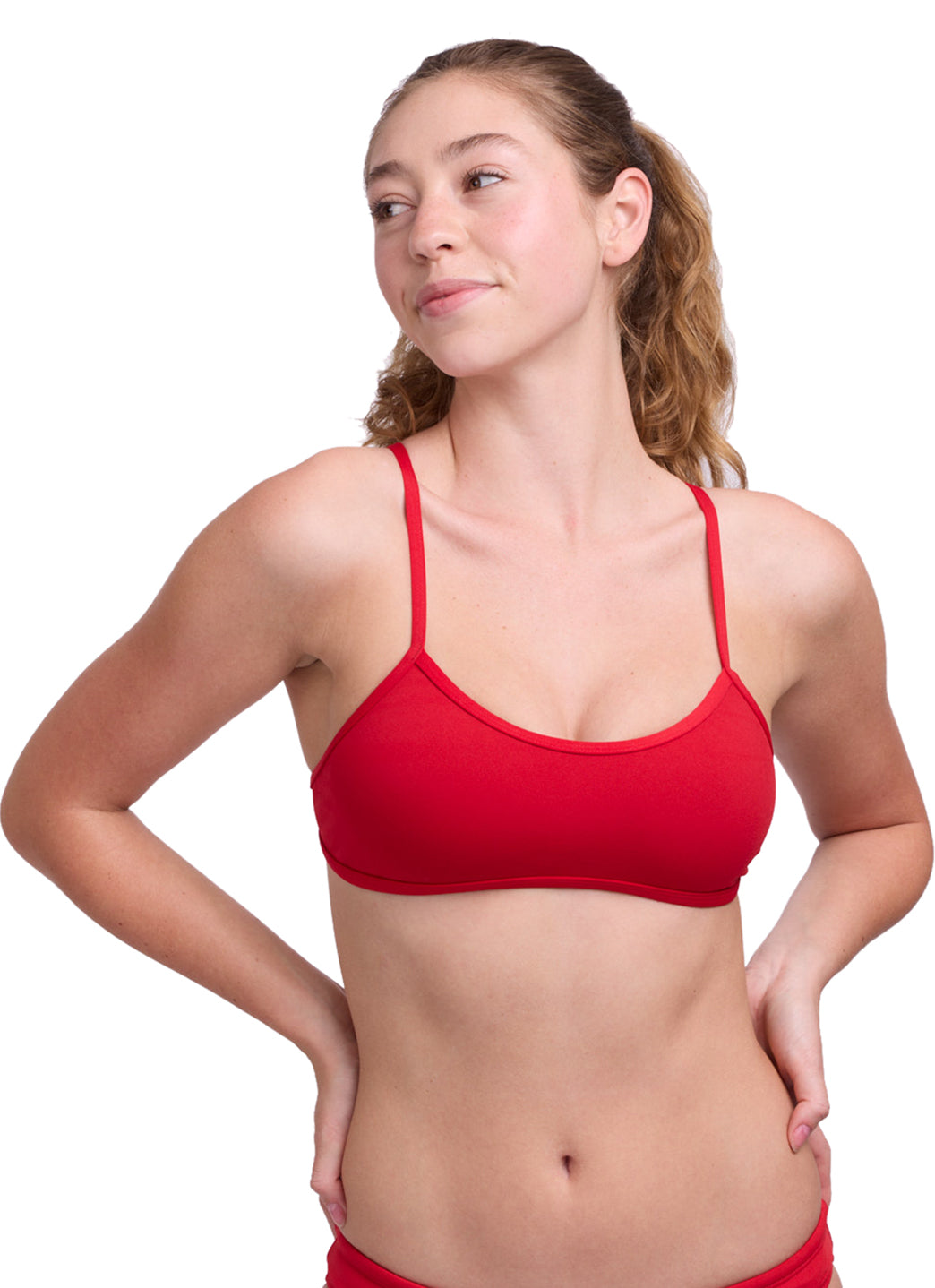 JOLYN Women's Jocelyn Solid Bikini Top