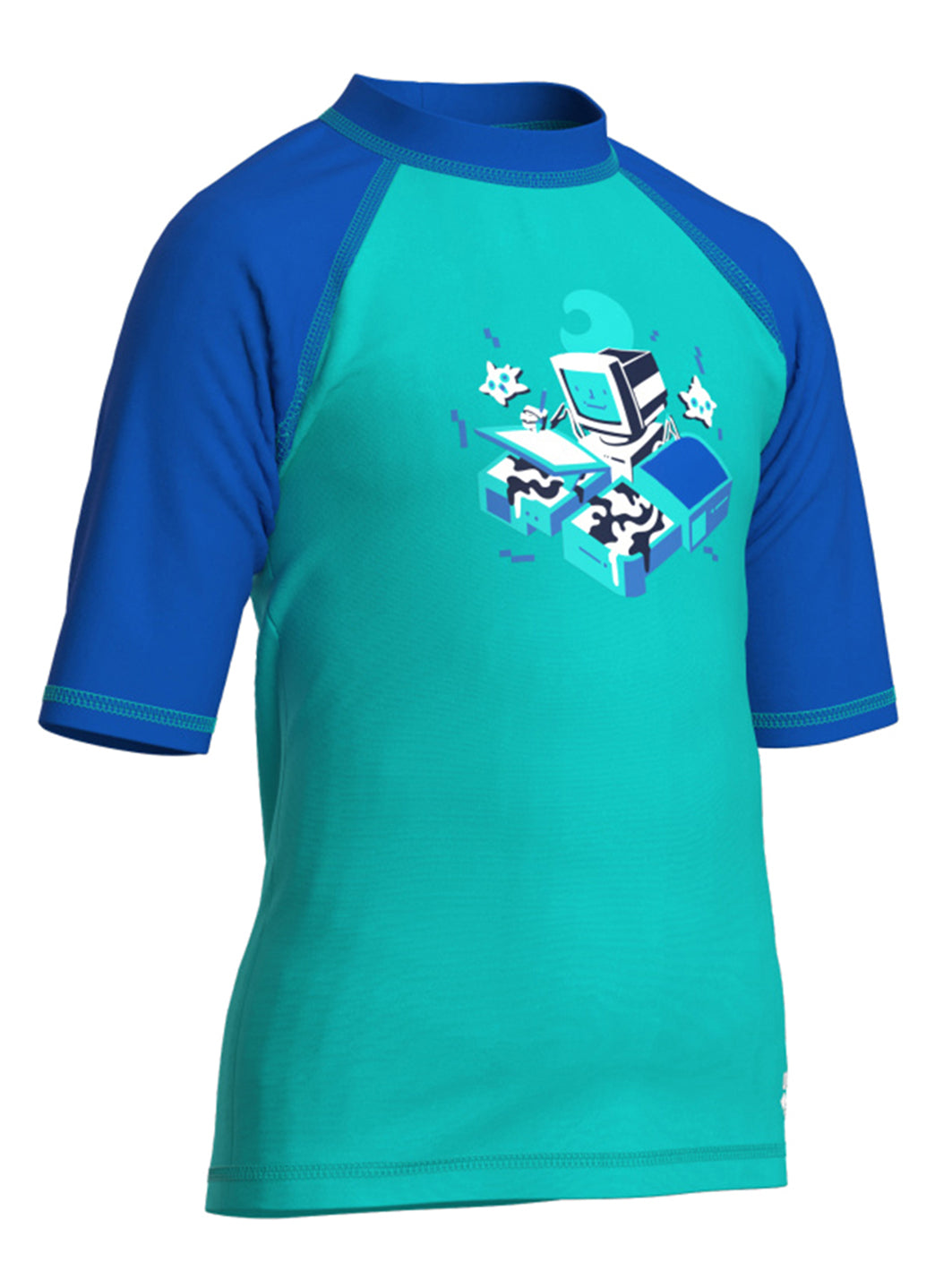 Arena Kids' Friends Short Sleeve Rashguard (Toddler, Little Kid)