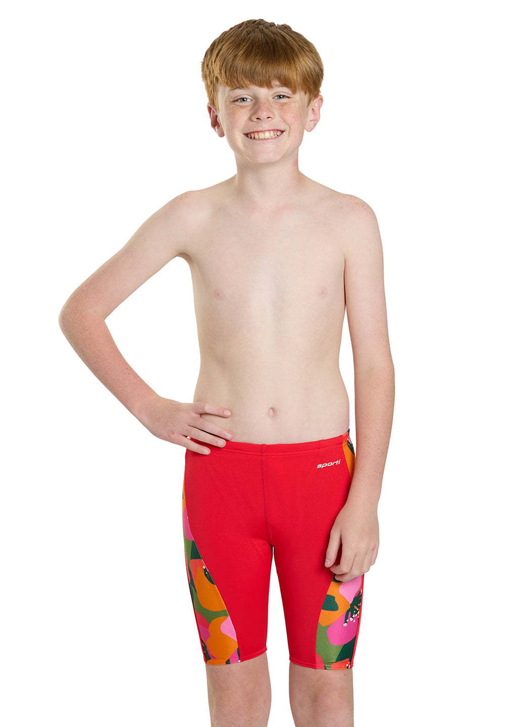 Sporti HydroLast Petal Pop Splice Jammer Swimsuit (22-40)