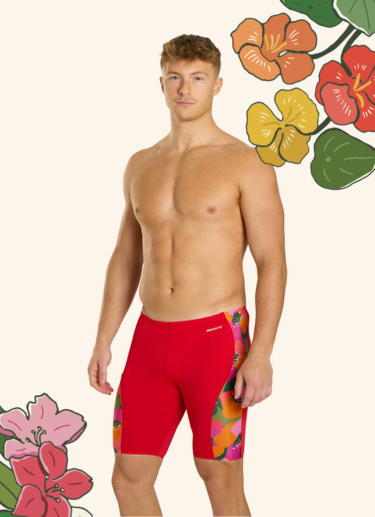 Sporti HydroLast Petal Pop Splice Jammer Swimsuit (22-40)