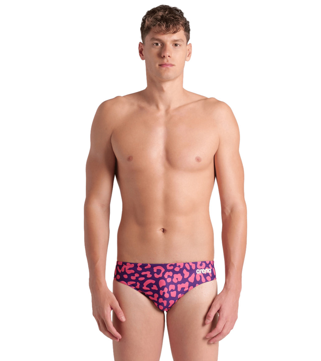 Arena Men's Leopard Brief Swimsuit
