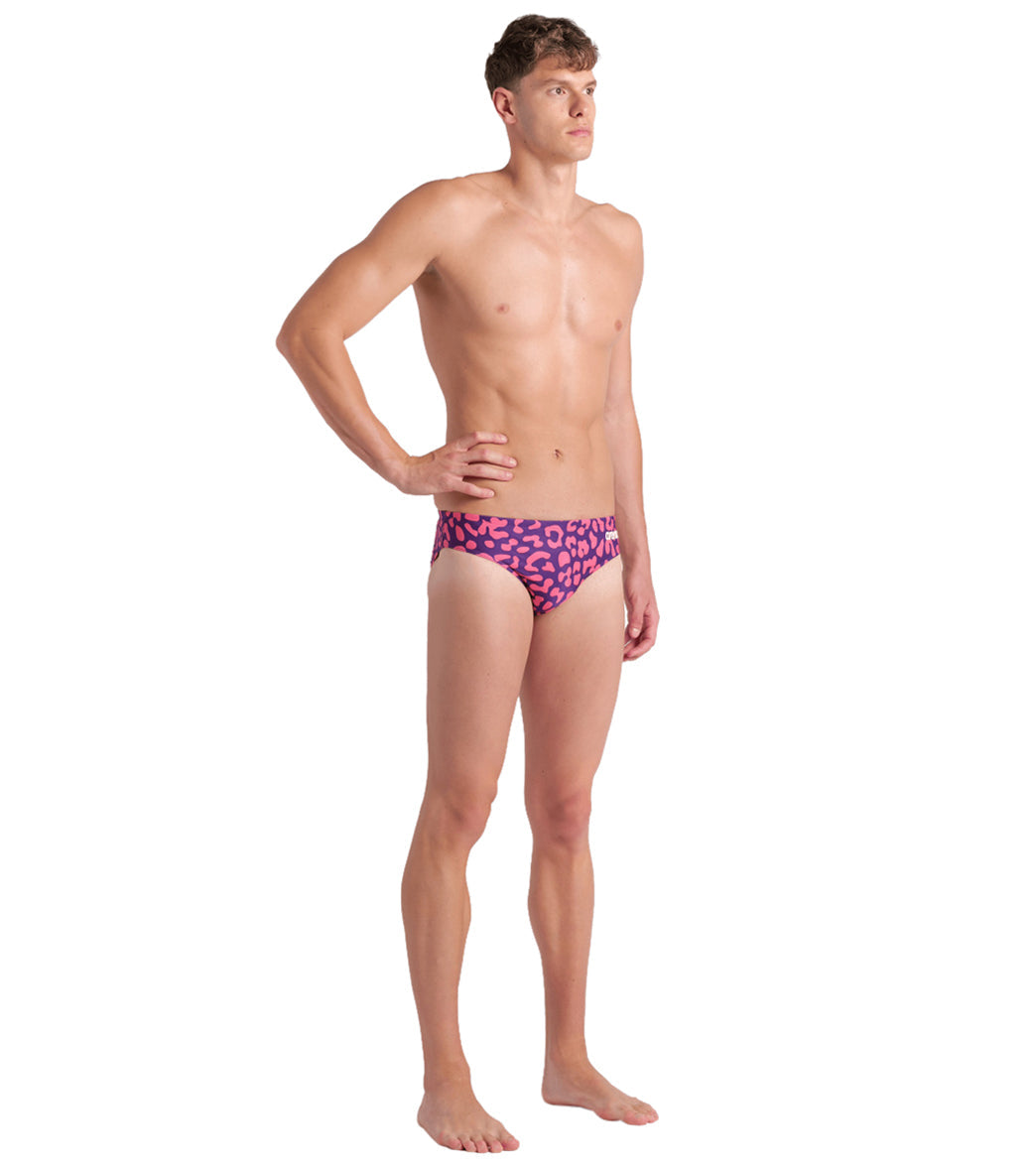 Arena Men's Leopard Brief Swimsuit