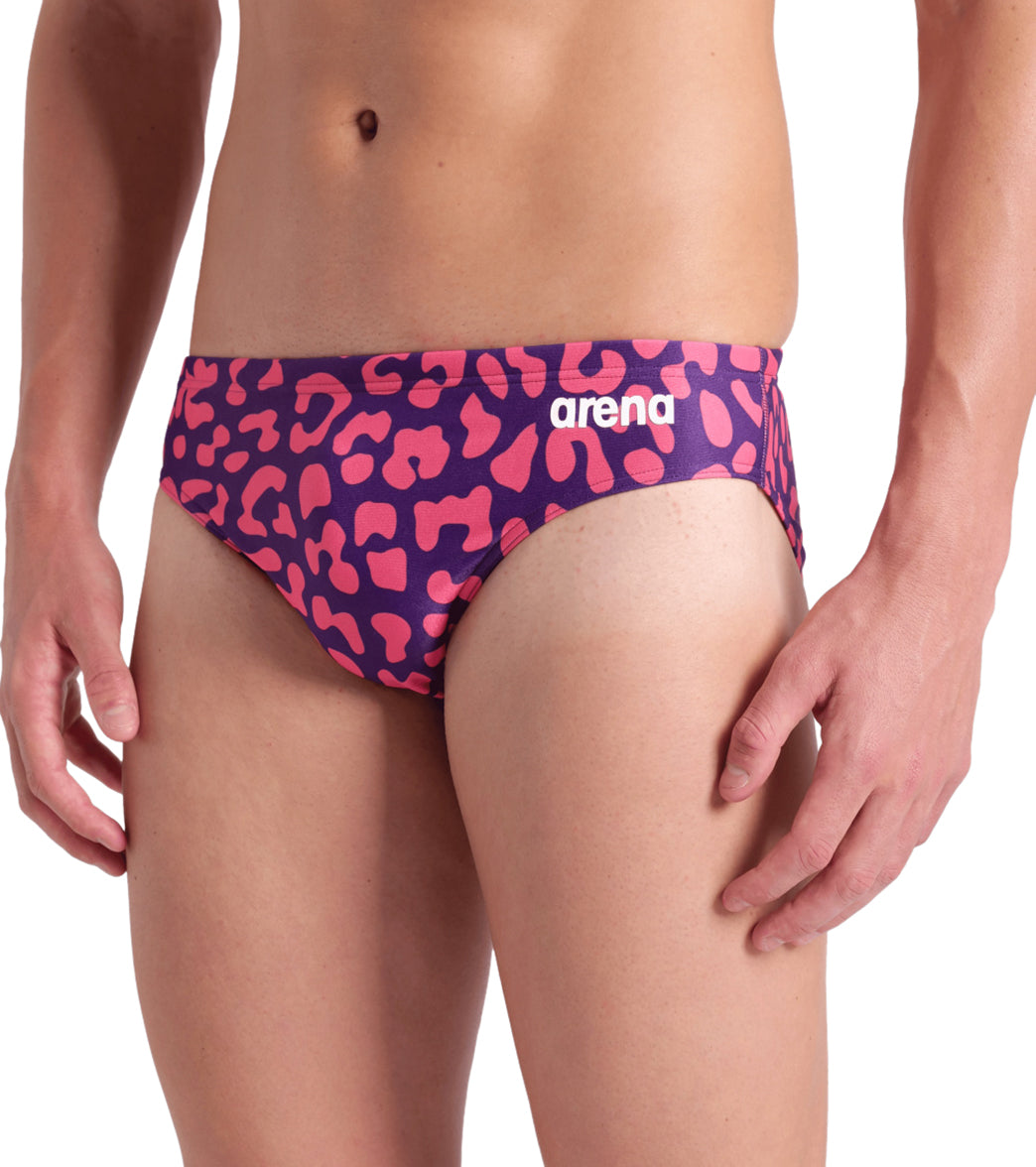 Arena Men's Leopard Brief Swimsuit