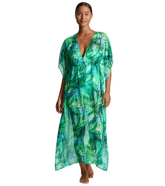 Lauren Ralph Lauren Women's Cartago Palms Midi Caftan