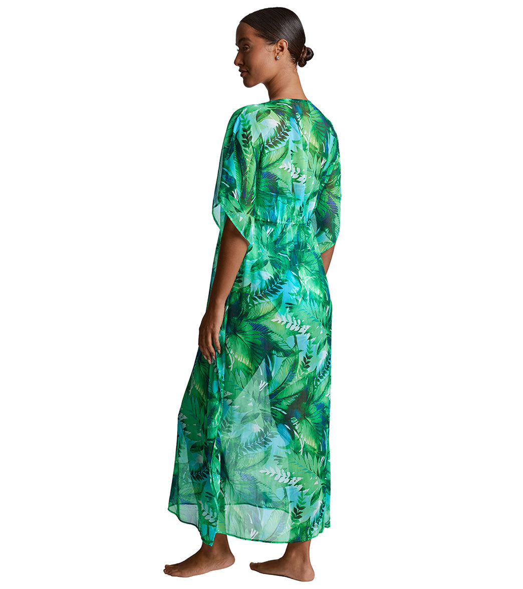 Lauren Ralph Lauren Women's Cartago Palms Midi Caftan