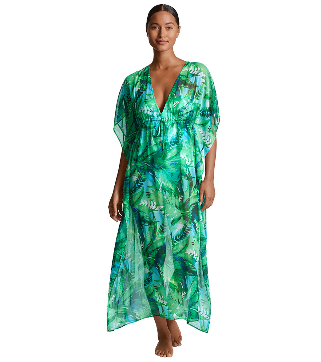 Lauren Ralph Lauren Women's Cartago Palms Midi Caftan