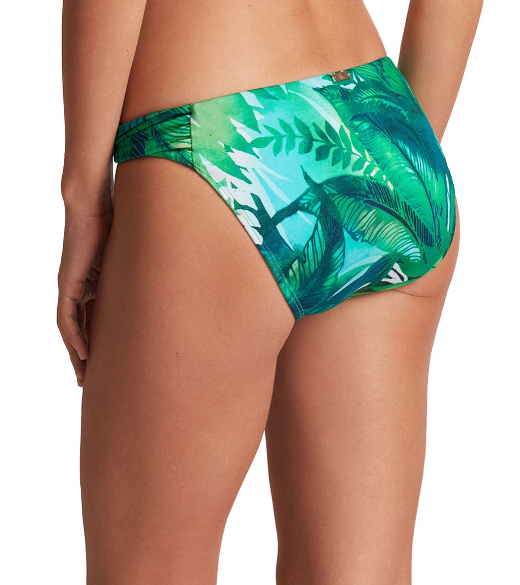 Lauren Ralph Lauren Women's Cartago Palms Twist Side Tab Hipster Bikini Bottom