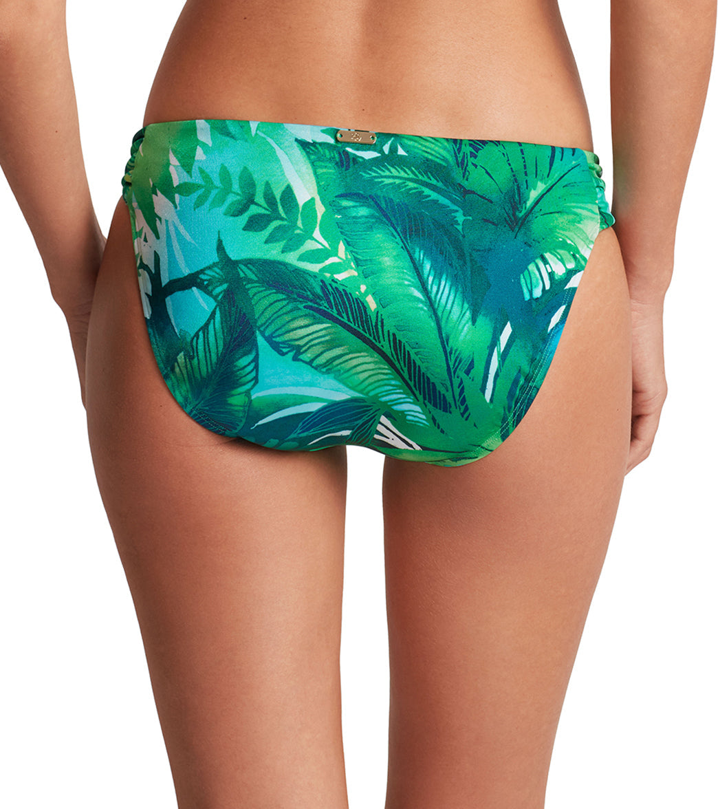 Lauren Ralph Lauren Women's Cartago Palms Twist Side Tab Hipster Bikini Bottom