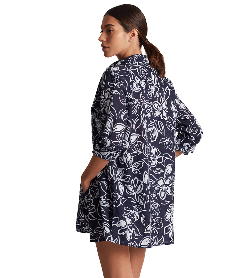 Lauren Ralph Lauren Women's Allora Floral Shirt & Short Set