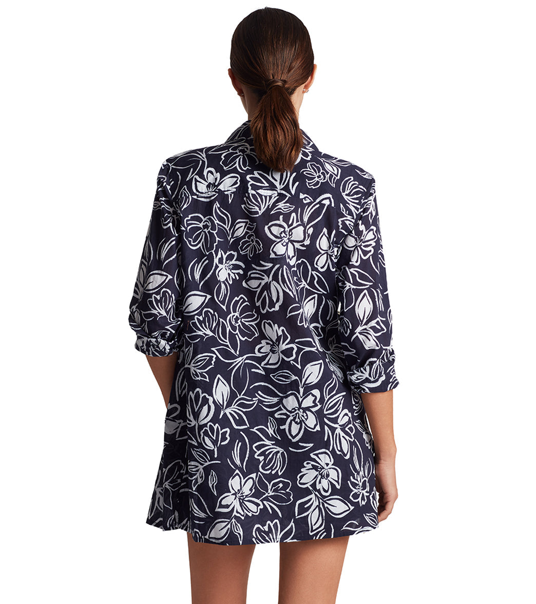 Lauren Ralph Lauren Women's Allora Floral Shirt & Short Set