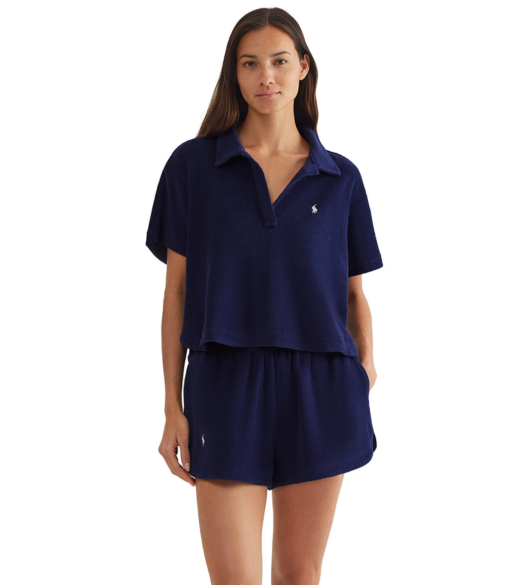 Polo Ralph Lauren Women's Collar Shirt & Short Set