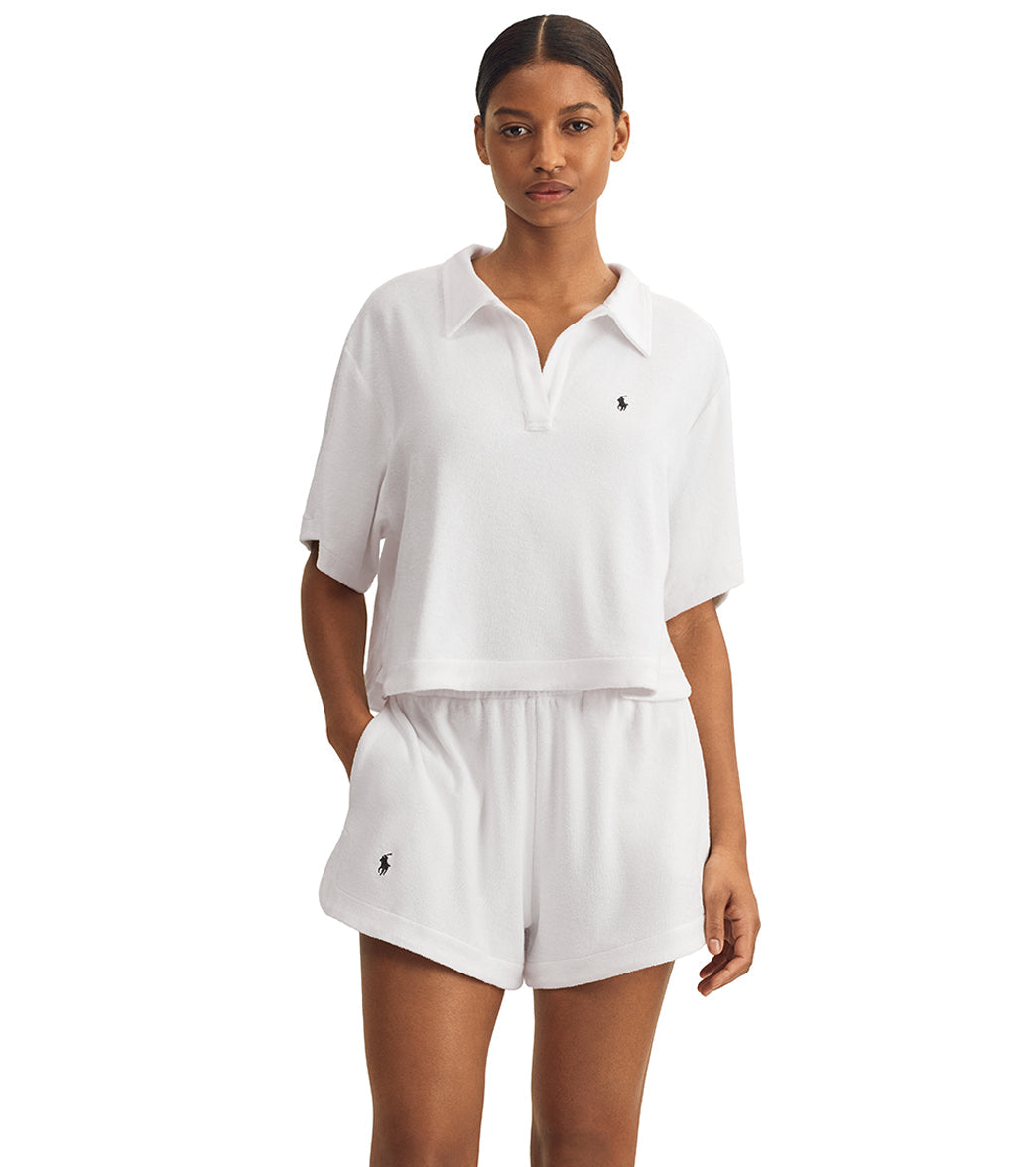 Polo Ralph Lauren Women's Collar Shirt & Short Set