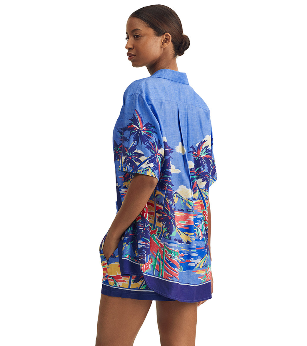 Polo Ralph Lauren Women's Scenic Short Sleeve & Short Set