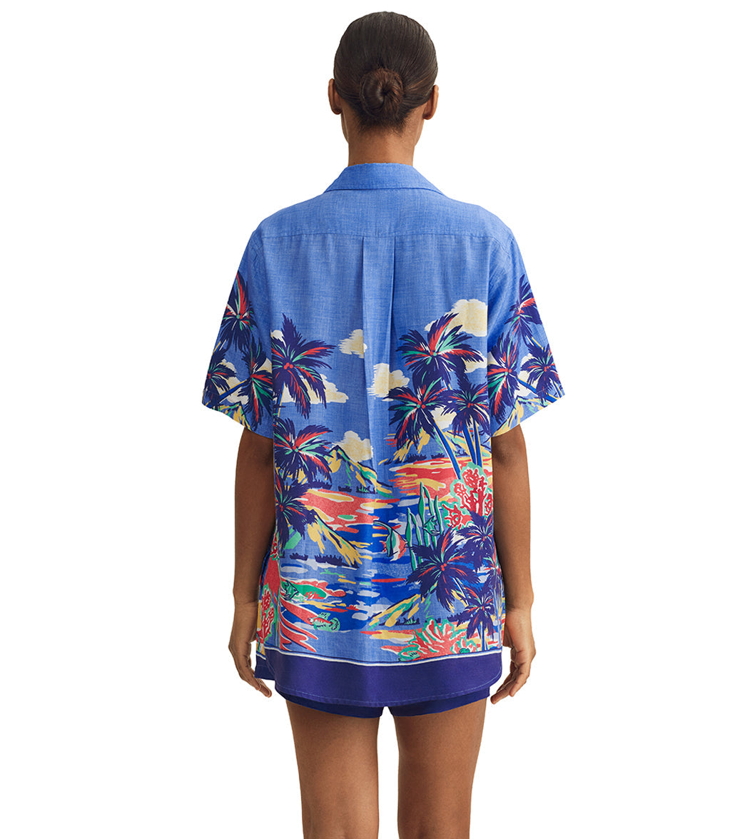 Polo Ralph Lauren Women's Scenic Short Sleeve & Short Set