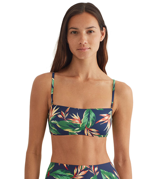 Polo Ralph Lauren Women's Tropical Bandeau Tropical Bikini Top