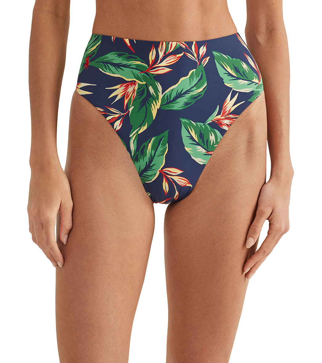 Polo Ralph Lauren Women's Tropical High Rise Bikini Bottom