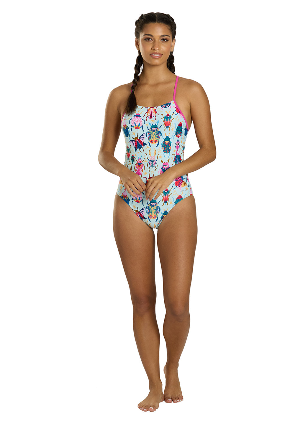 Sporti Beetle Brights Micro Back One Piece Swimsuit (26-40)