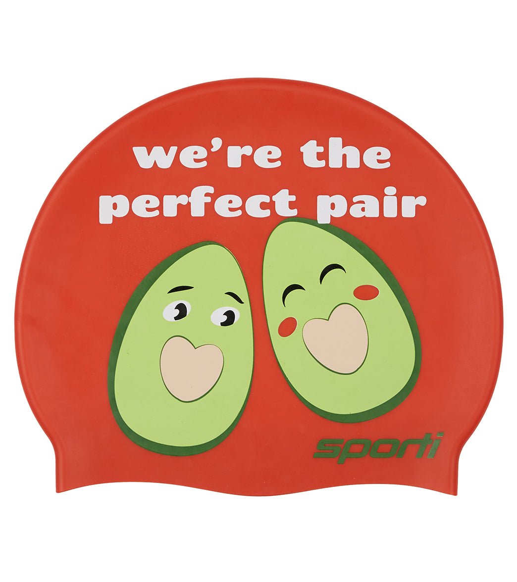Sporti Limited Edition Holy Guacamole Silicone Swim Cap