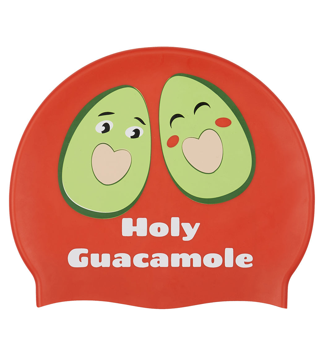Sporti Limited Edition Holy Guacamole Silicone Swim Cap