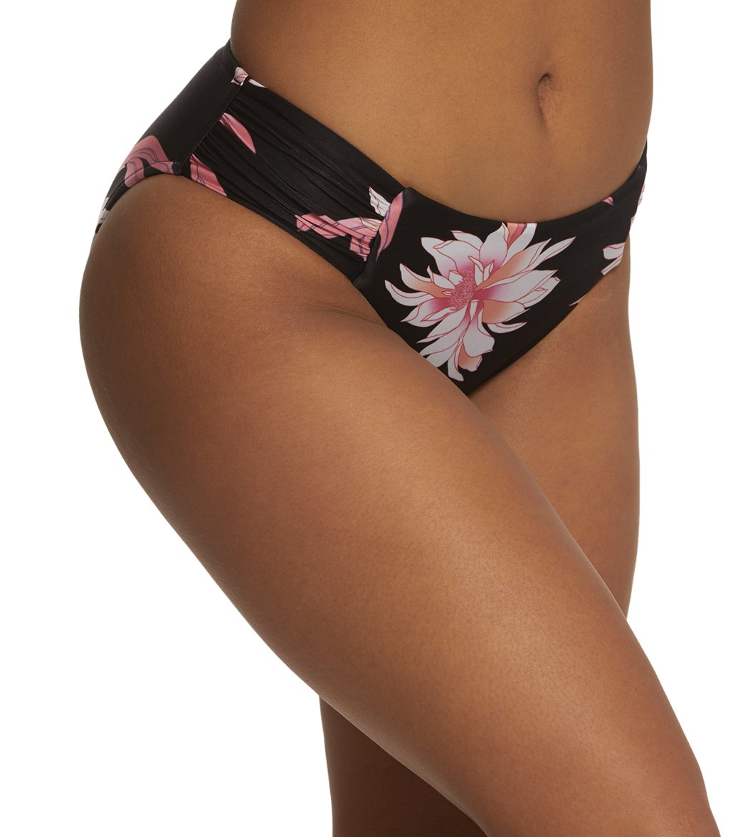 Seafolly Desert Flower Ruched Side Retro Bikini Bottom