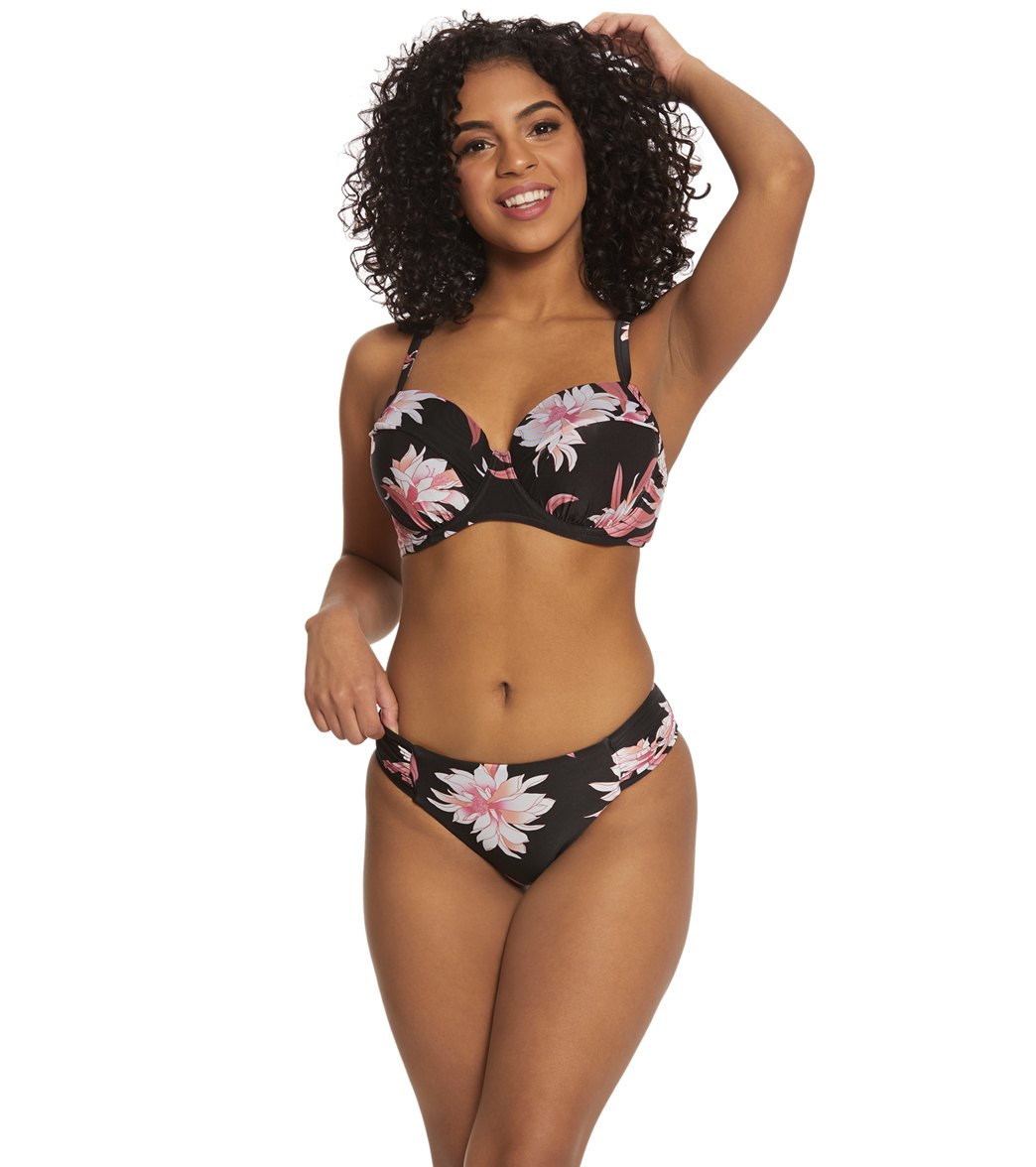 Seafolly Desert Flower Ruched Side Retro Bikini Bottom