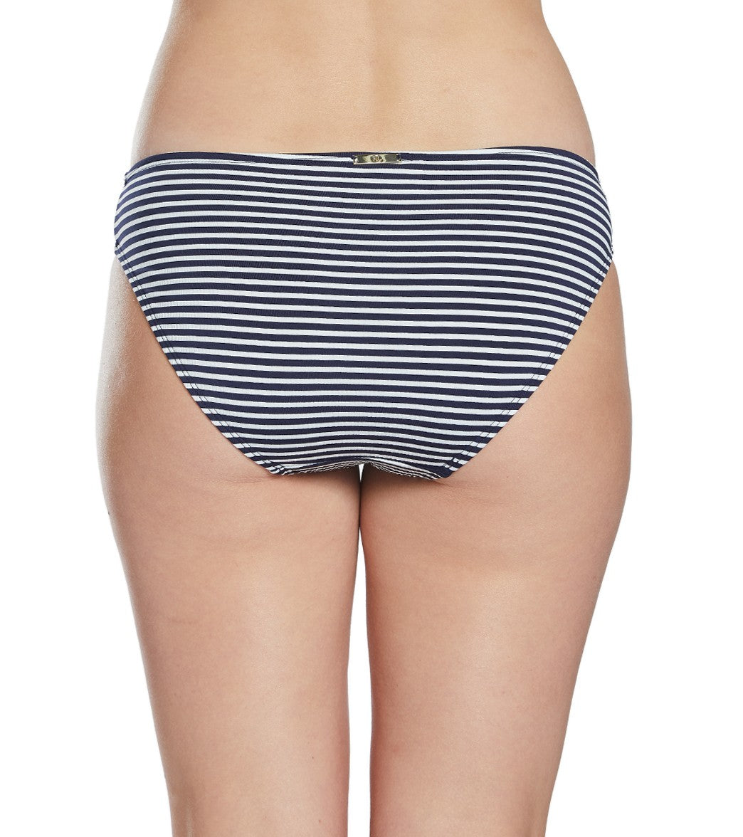 Ralph Lauren Textured Stripe Hipster Bikini Bottom