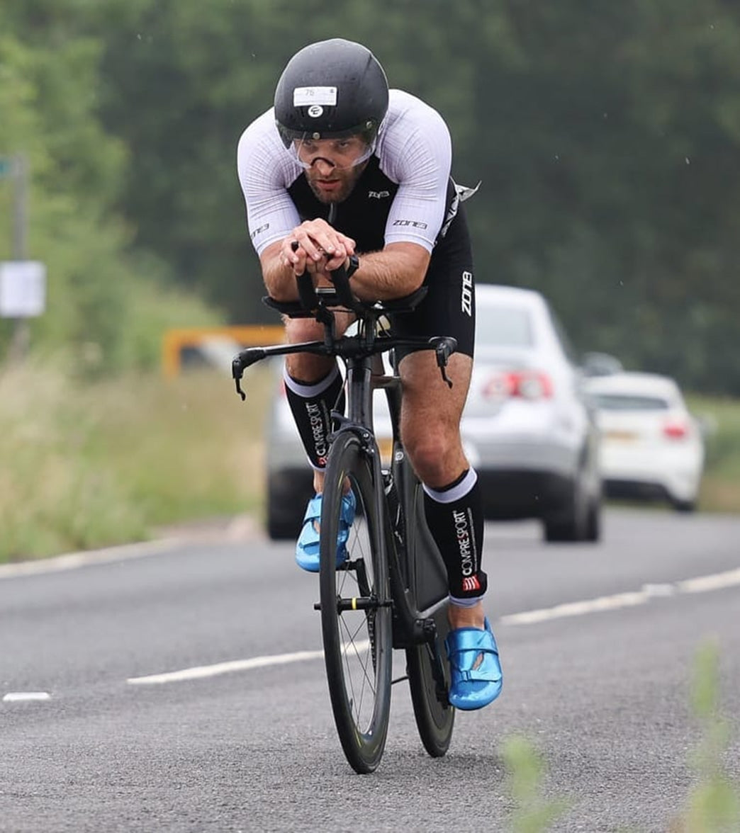 Zone 3 Men's Lava Long Distance  Full Zip Tri Suit