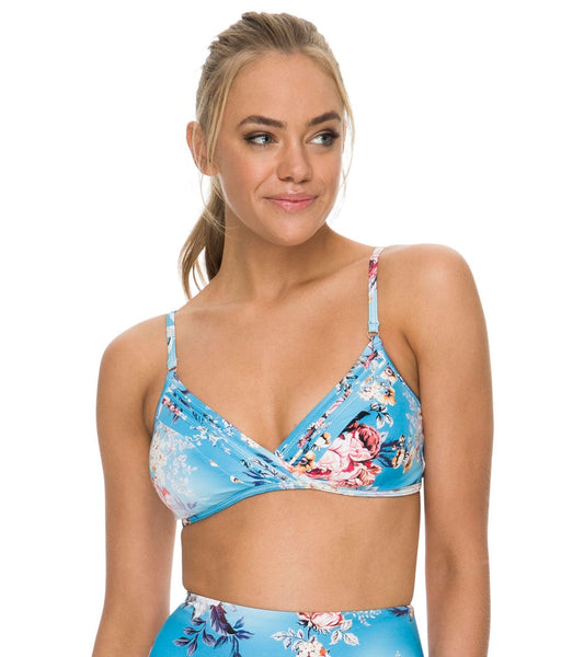 Azura Portabello Cross Front Bralette Bikini Top