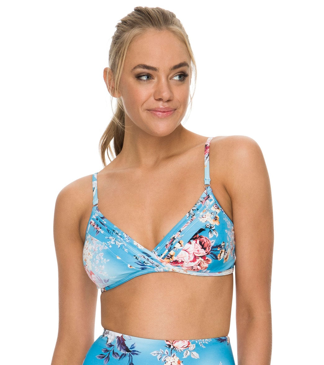 Azura Portabello Cross Front Bralette Bikini Top