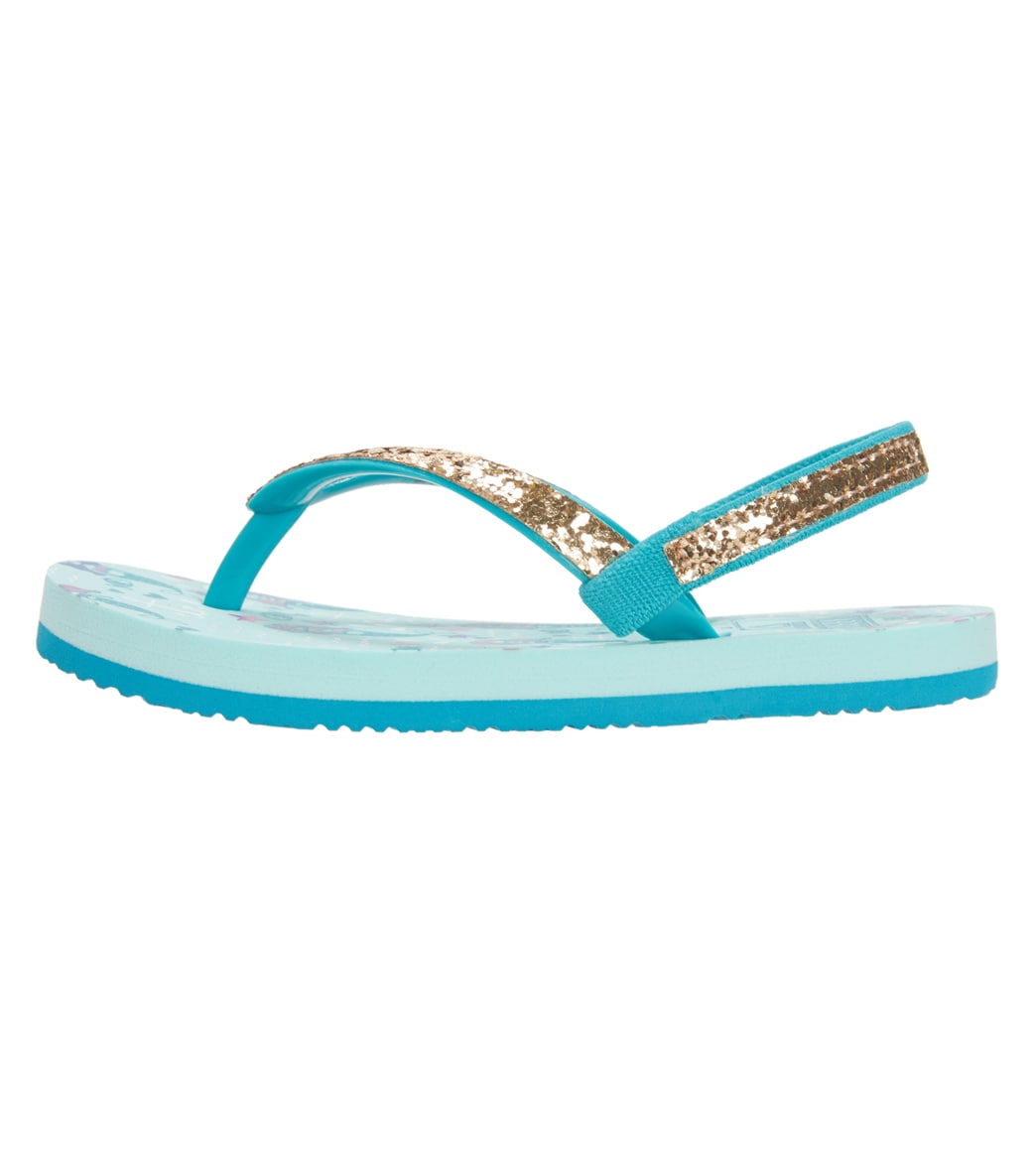 Reef Girls' Little Stargazer Print Flip Flop  (Toddler, Little Kid)