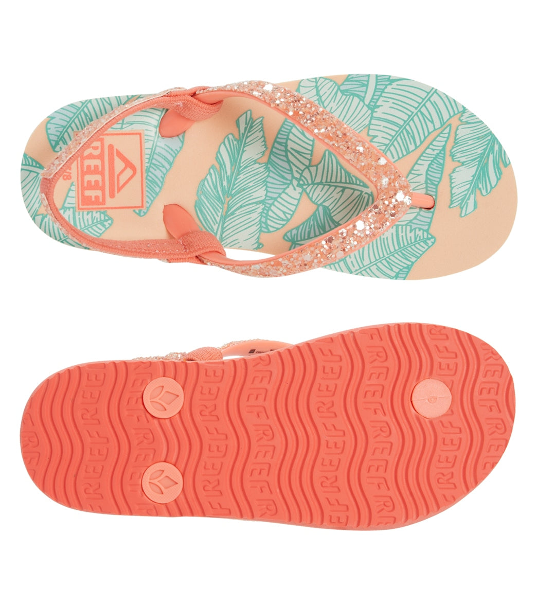 Reef Girls' Little Stargazer Print Flip Flop  (Toddler, Little Kid)
