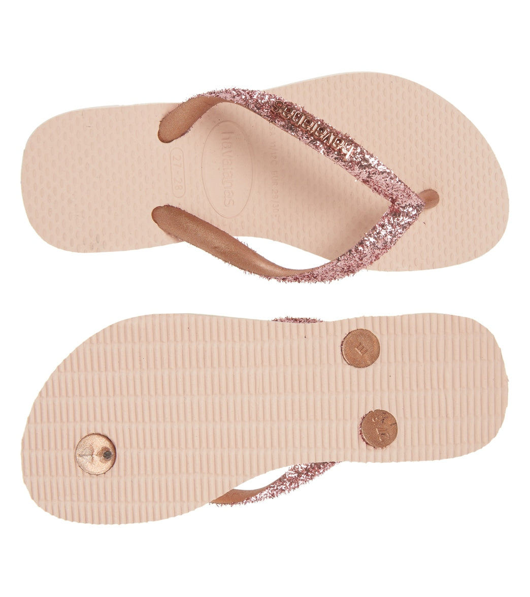 Havaianas Girls' Slim Glitter Ii Flip Flop