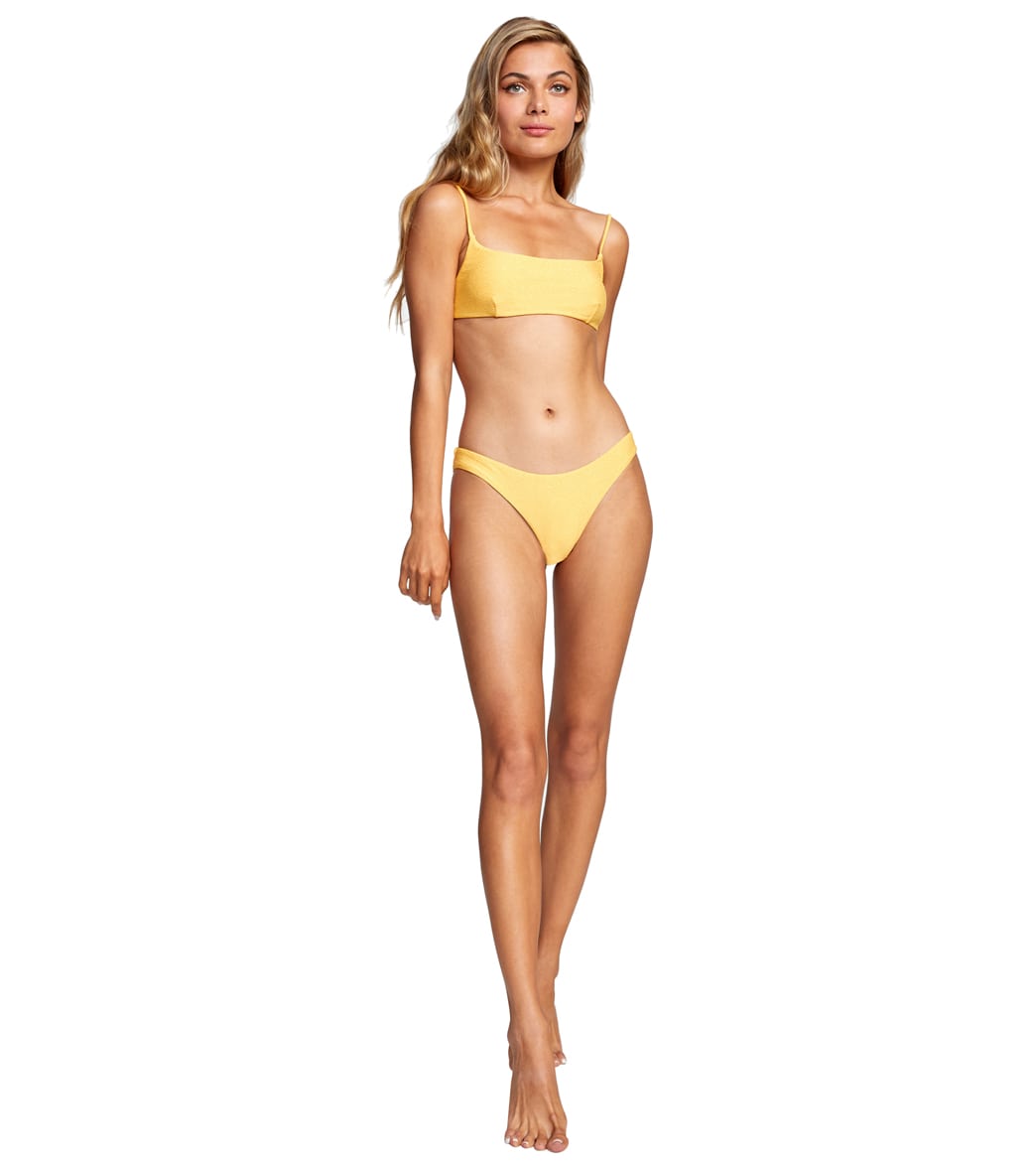 RVCA Women's Brightside Cheeky Bikini Bottom