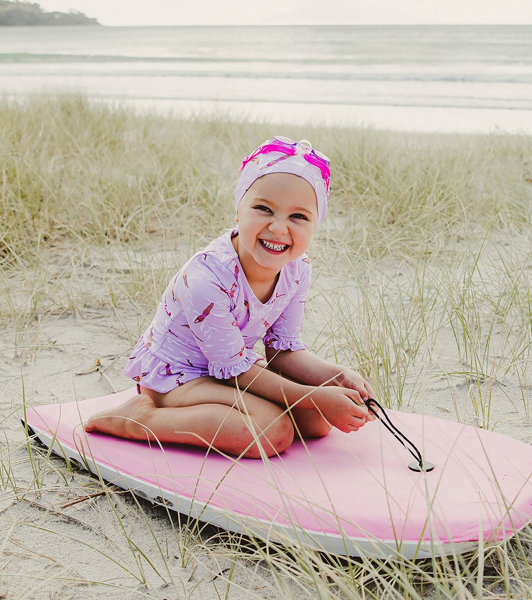 Snapper Rock Girls' Diving Diva Skirted One Piece Swimsuit (Baby, Toddler)